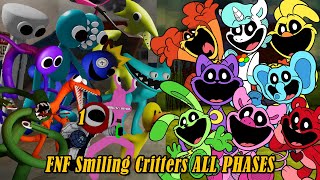 FNF ALL Smiling Critters Poppy Playtime Chapter 3 Vs All Rainbow Friends Cover  Friday Night Funkin [upl. by Pruter]