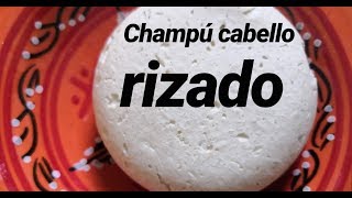 RECETA y tutorial CHAMPÚ SÓLIDO para CABELLO RIZADO Cosmética Natural Casera curly girl [upl. by Ema]