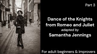 Part 3 Repertoire  Adaptation of Dance of the Knights from Romeo amp Juliet for adult ballet class [upl. by Toscano363]