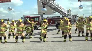 Firefighter Flash Mob Stayin Alive [upl. by Ark]