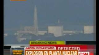 C5N  EXPLOSION EN PLANTA NUCLEAR DE FUKUSHIMA [upl. by Trudi]