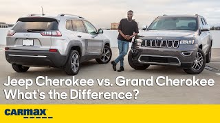 Jeep Cherokee vs Grand Cherokee  Which Jeep SUV Should You Buy  Price Engine Interior amp More [upl. by Delos748]