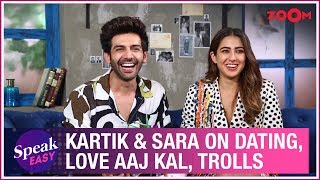 Kartik Aaryan and Sara Ali Khan on Love Aaj Kal dating rumours trolls reactions  Full Interview [upl. by Ecar]