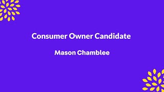 WSM Board Candidate Eng sub Mason Chamblee [upl. by Auston283]