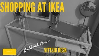 LETS BUILD AND REVIEW IT IKEA VITTSJO DESK [upl. by Eetsirk]