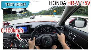 Part 12  2022 Honda HRV 15 Turbo V  Malaysia POV Test Drive CC Subtitle [upl. by Hsetirp]