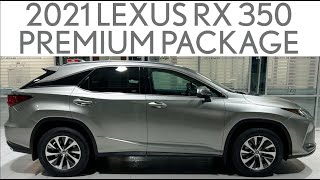 2021 Lexus RX 350 Premium Package L240248A  Full Review and Walk Around [upl. by Ilse]