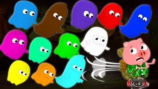 Twelve Little Ghosts  Scary Nursery Rhymes Song For Kids  Videos For Children  Halloween Rhyme [upl. by Adnyleb]