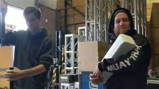 s2e9  RCF EVOX JMIX8 amp VTX f12 Unboxing Testing 20 ft tall Speaker in the shop unveiled [upl. by Monteith]