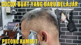 Potongan rambut cocok buat yang baru belajar potong rambut [upl. by Dannye]