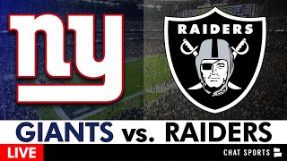 Giants vs Raiders LIVE Streaming Scoreboard Free PlayByPlay Highlights amp Stats  NFL on Fox [upl. by Drona]