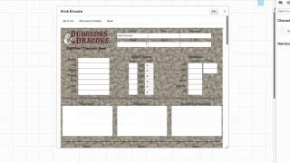 Roll20 Character Sheets Play Your Tabletop Game Online [upl. by Borrell885]