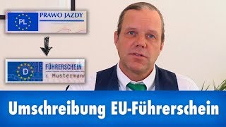 EUFührerschein in einen deutschen umschreiben lassen [upl. by Tomasina]