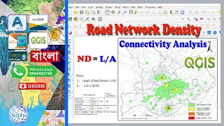 Road Density in QGIS  Network Density in QGIS  Road Density In GISGeography [upl. by Atekan]