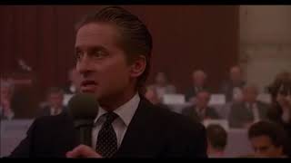 Wall Street quotGier ist gutquot Gordon Gekko Michael Douglas bei Teldar [upl. by Nibur872]