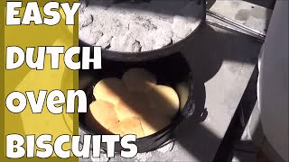 Easy Dutch Oven Biscuits from the Lodge Cookbook [upl. by Reifinnej]