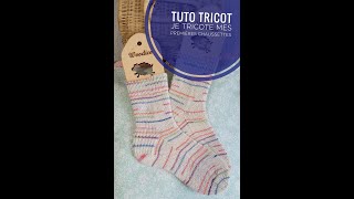 Tuto tricot  Je tricote mes premières chaussettes Tutoriel complet en pas à pas [upl. by Launce]