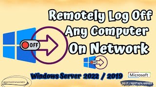 How to Remotely Log Off Any Computer on Network [upl. by Sonia640]