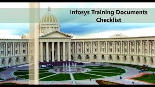 Infosys Training Important Documents Checklist [upl. by Aidil633]