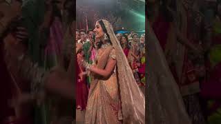 Radhika merchant bridal entry  Ambani sons bridal entry  beautiful moment of Radhika Anant Ambani [upl. by Grindlay391]