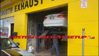 BMW E92 328i Aggressive Catless Exhaust Setup [upl. by Kalindi668]