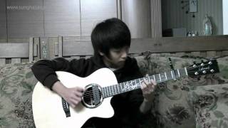 Tommy Emmanuel WaltzingMatilda  Sungha Jung [upl. by Letsirc]