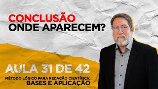 AULA 31de 42  CONCLUSÃO  ONDE APARECEM [upl. by Buckler406]