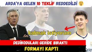 Real Madrid Arda Gülere Gelen 10 TEKLİFİ REDDETTİ  😲Ancelottinin Arda Güler PLANI NE [upl. by Folberth]