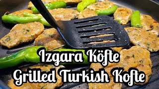 Izgara Köfte  Grilled Turkish Kofte Beef Patty [upl. by Adia374]