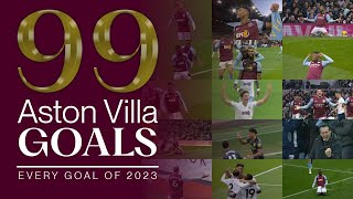 99 Aston Villa Goals  Every Goal of 2023 [upl. by Maltzman]