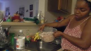 how to rinse off chitterlings Then freeze them to cook later Part2 🍀👑 [upl. by Arv]