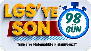 Türkçe ve Matematikten Eksik Konun Kalmasın⏳ LGSye Son 98 Gün❗ [upl. by Aenet]