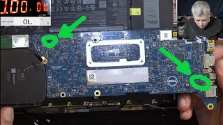 Dell Latitude 7420 not charging repair  TPS65992 replacement [upl. by Nnyw]