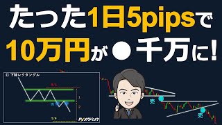 1日たった5pips稼ぐだけで10万円が●千万円に！？FXで資産を爆増させる方法とは？ [upl. by Yrroc]