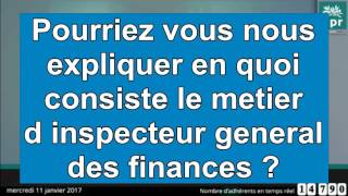 En quoi consiste le metier d inspecteur general des finances [upl. by Annayehc252]