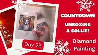 Day 23 Countdown To Christmas Diamond Painting Advent amp Unboxing from Calming Canvas Designs [upl. by Llenra]