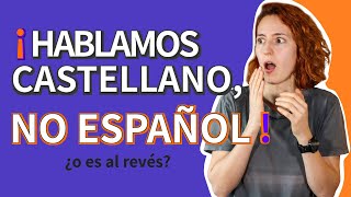 🇪🇸 Diferencia entre español y castellano  ✅ ¿Qué es más correcto❌ [upl. by Tilney]