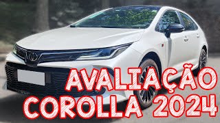 Avaliação Novo Toyota Corolla 2024  MAIS RÁPIDO QUE CIVIC E SENTRA [upl. by Santini926]