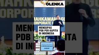 Apa kabar PDB per kapita di Indonesia pdb middleincome negaramaju gitawirjawan [upl. by Noryak]