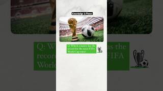 Quiz Fifa World Cup Record Winners  fifa worldcup sports quiztime quiz quizmaster [upl. by Savitt]