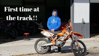 2006 KTM 250 Track And Trail Riding Michigan [upl. by Isidore]