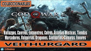 God of War  Midgard Veithurgard Guía de Coleccionables 100 [upl. by Dickson]