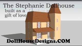 The Stephanie Dollhouse  plans to build 112 scale dolls house [upl. by Klute308]