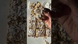 Buttery Almond Croissant Bars Frangipane is so underrated Recipe in description [upl. by Anrapa]