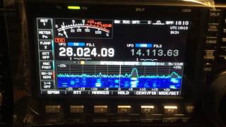 ICOM IC 7600 V 20 APF [upl. by Boyer561]