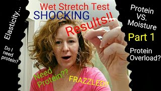 Wet Stretch Test Gone Wrong PART 1Does My Hair Need Protein [upl. by Anelrahc]