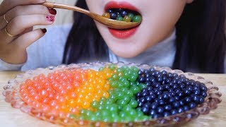 ASMR Popping Boba frog eggs EXTREMELY SOFT EATING SOUNDS  LINH ASMR [upl. by Sheline713]