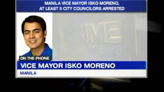 Vice mayor Isko arrested in Manila [upl. by Nilreb]