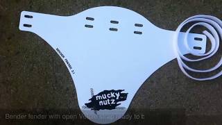 Mucky Nutz Bender Fender mud guard [upl. by Akemat187]