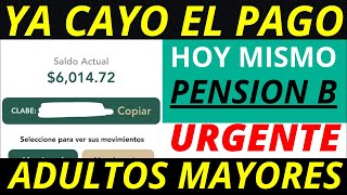 Ya cayo el pago ✅ pensión bienestar ADULTOS MAYORES Y DISCAPACIDAD a todo MÉXICO 🇲🇽 SE ADELANTÓ [upl. by Worrell]